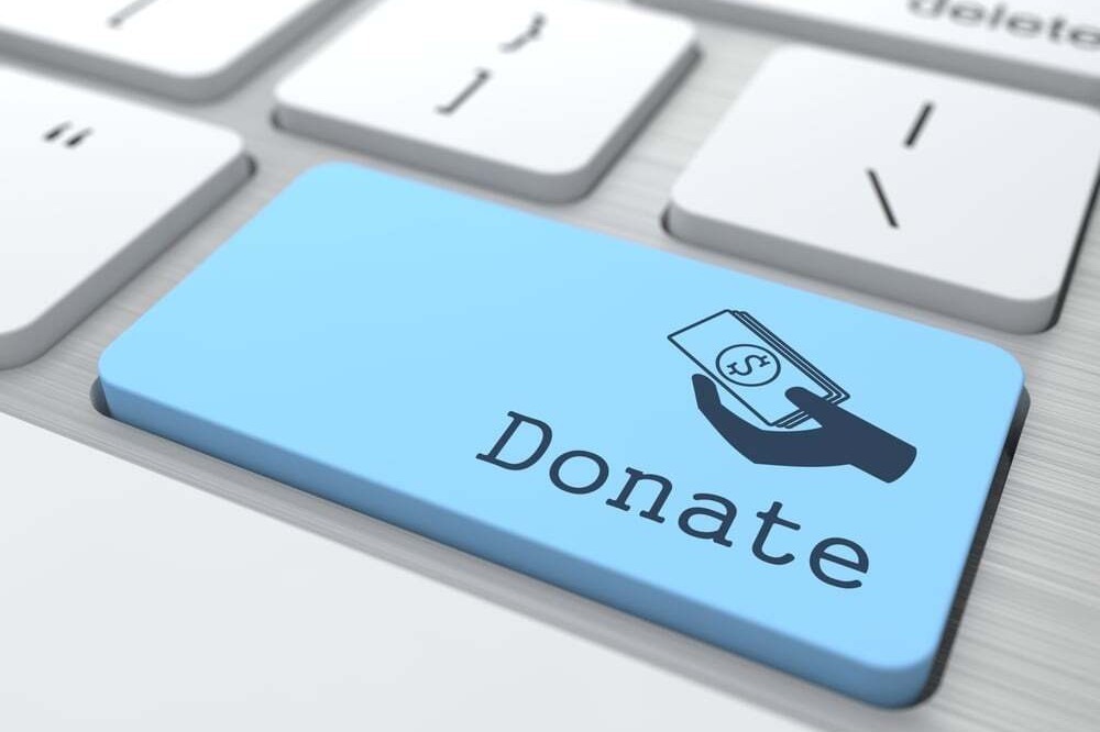 Donate Button on Modern Computer Keyboard 2-3 Donate Button on Modern Computer Keyboard 2-3