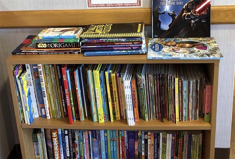 Take Me Home Book Shelves & Bins Stephen A. Comunale, Jr. Family